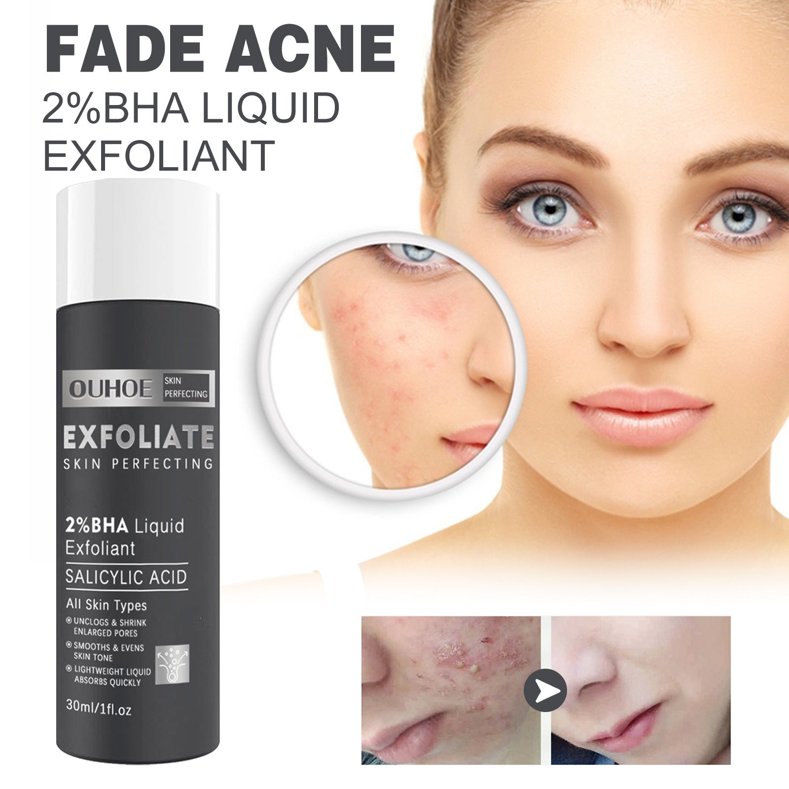 Eau de soin pour peau à l&
