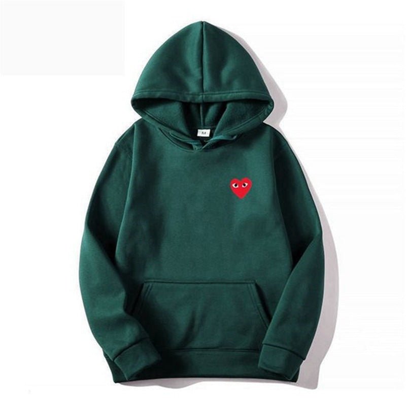 Heart Pattern Couple Hoodie Unisex Autumn Winter Fleece Lined Jacket with Love Design Plus Size Sweatshirt - 𝐝𝐮𝐯𝐥𝐚𝐬𝐡𝐨𝐩.𝐜𝐨𝐦