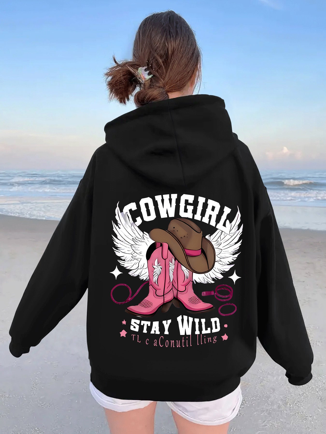 Hooded and flannel thick hoodie