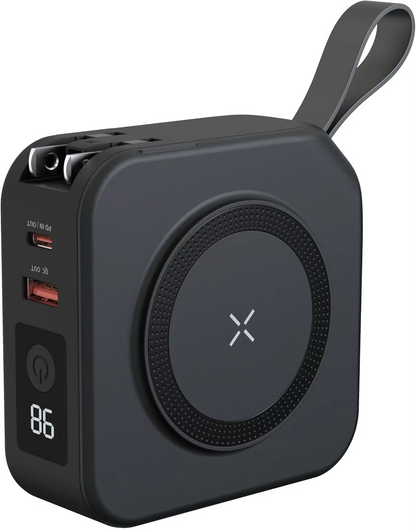 Five in one magnetic wireless power bank 22.5W portable power bank 10000mAh travel charger