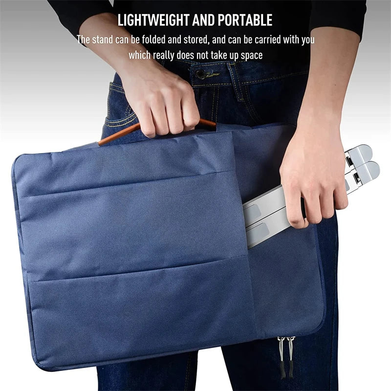 N8 Laptop Stand Adjustable Aluminum Desktop Cooling Pad for Macbook Notebook Bracket Support Foldable Portable Laptop Holder