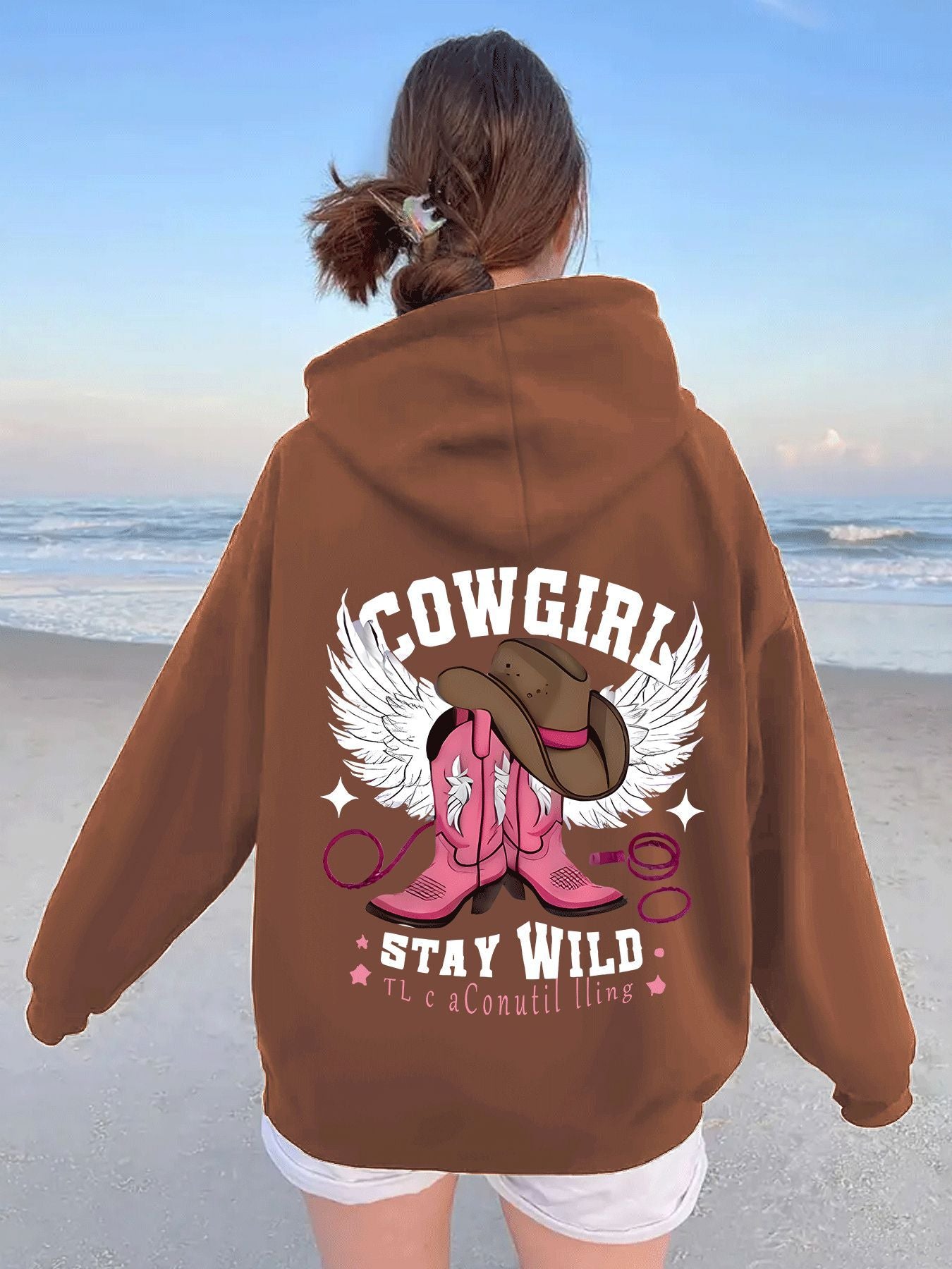 Hooded and flannel thick hoodie