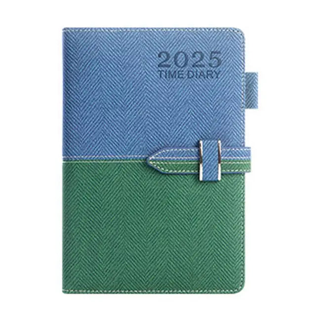 Schedule English Plan Office Efficiency Manual Calendar Notebook