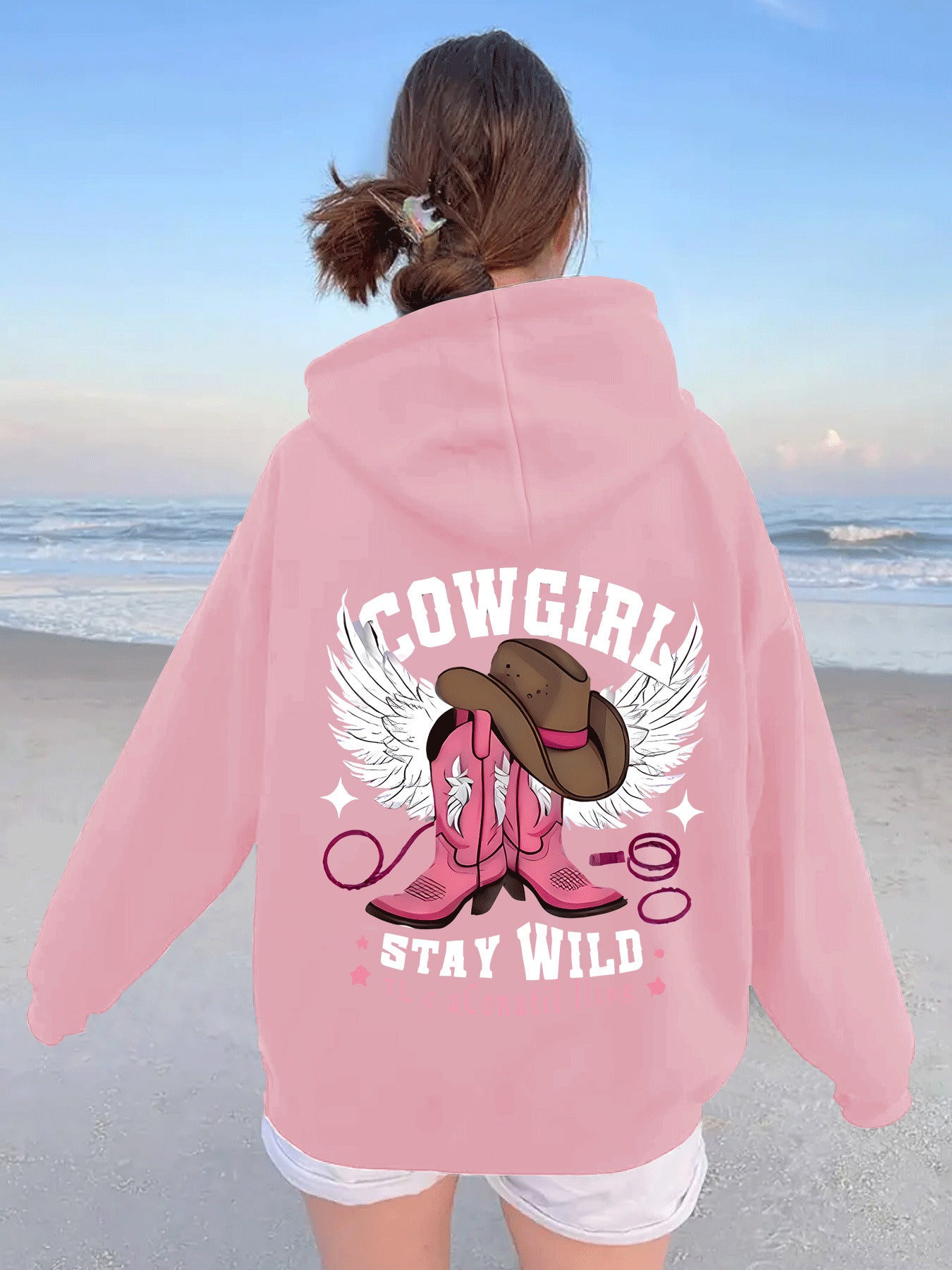 Hooded and flannel thick hoodie