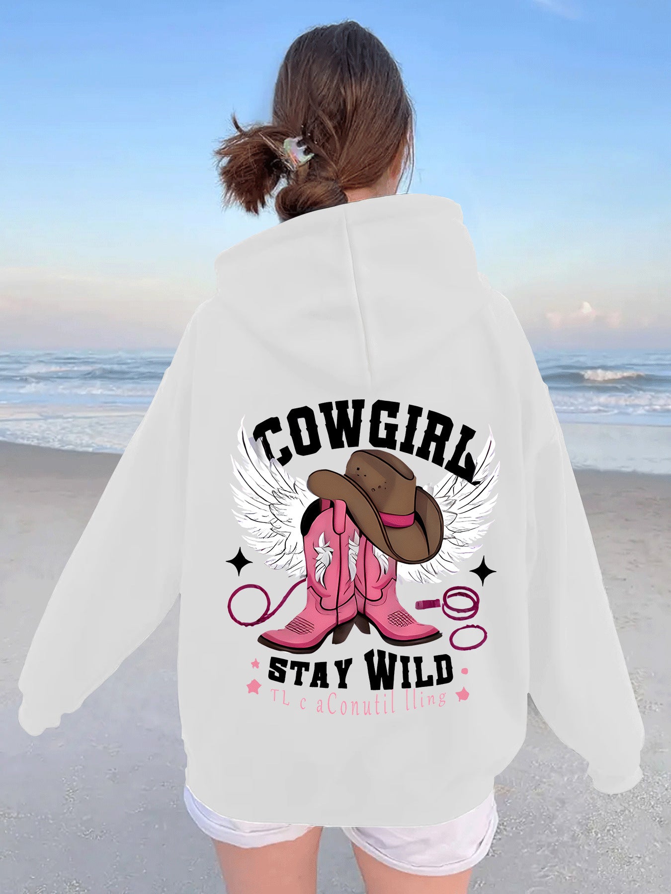 Hooded and flannel thick hoodie