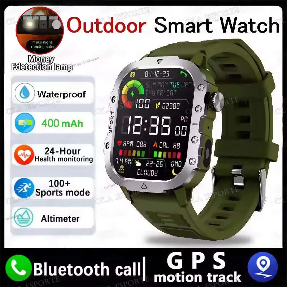 2025 New LED Men's Smartwatch Bluetooth Talking Smartwatch Multi Sport Mode Health Monitor Outdoor Sport Smart Watch For Android - 𝐝𝐮𝐯𝐥𝐚𝐬𝐡𝐨𝐩.𝐜𝐨𝐦
