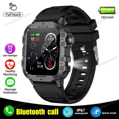 2025 New SmartWatch Men For Women Militray Outdoor GPS Track Sport Watches Heart Rate Sleep Waterproof Smart Watch IOS Android - 𝐝𝐮𝐯𝐥𝐚𝐬𝐡𝐨𝐩.𝐜𝐨𝐦