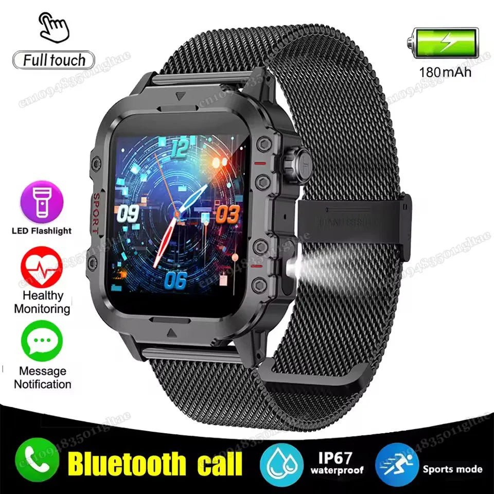 2025 New SmartWatch Men For Women Militray Outdoor GPS Track Sport Watches Heart Rate Sleep Waterproof Smart Watch IOS Android - 𝐝𝐮𝐯𝐥𝐚𝐬𝐡𝐨𝐩.𝐜𝐨𝐦