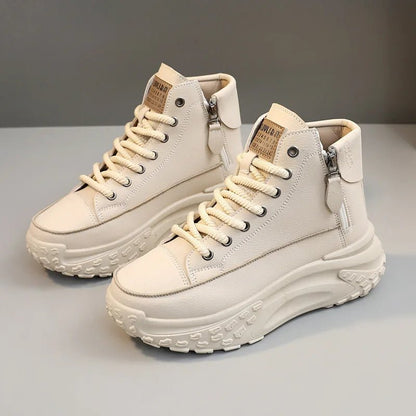 2025 New Women Sneakers Luxury Fashion High Top Women Boots Platform Casual Shoes Outdoor Running Shoes for Women Tenis De Mujer - 𝐃𝐔𝐕𝐋𝐀𝐒𝐇𝐎𝐏
