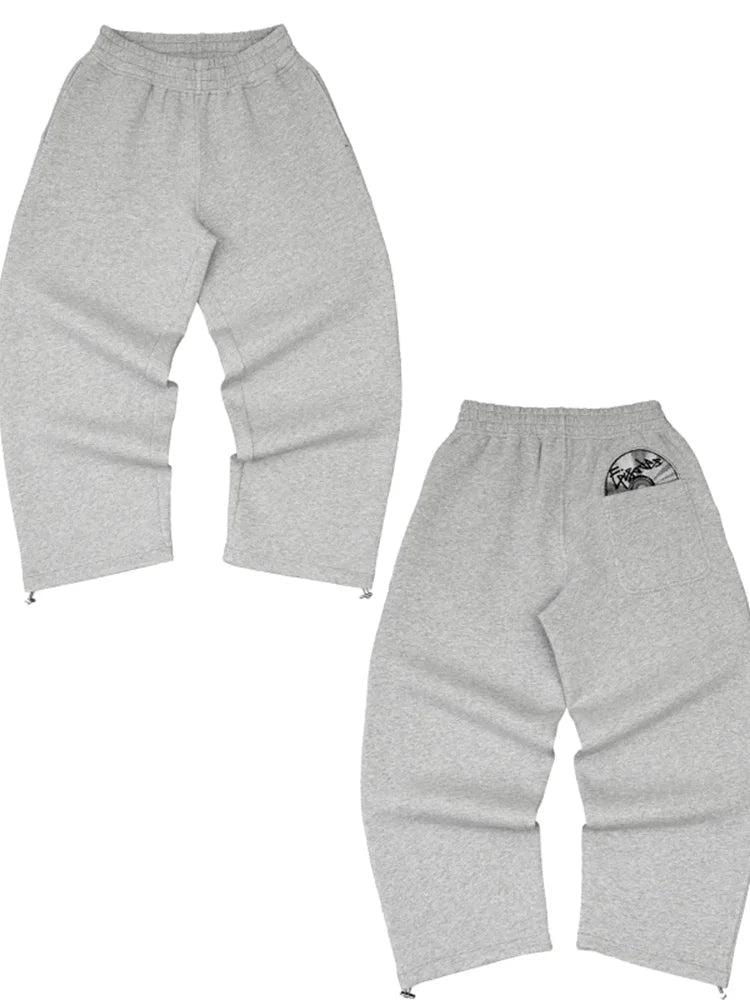 2025 Trendy High Street Retro Casual Streetwear Men's Sports Suit Y2K Harajuku Embroidered Hoodie men Hip - hop Loose Sweatpants - 𝐃𝐔𝐕𝐋𝐀𝐒𝐇𝐎𝐏