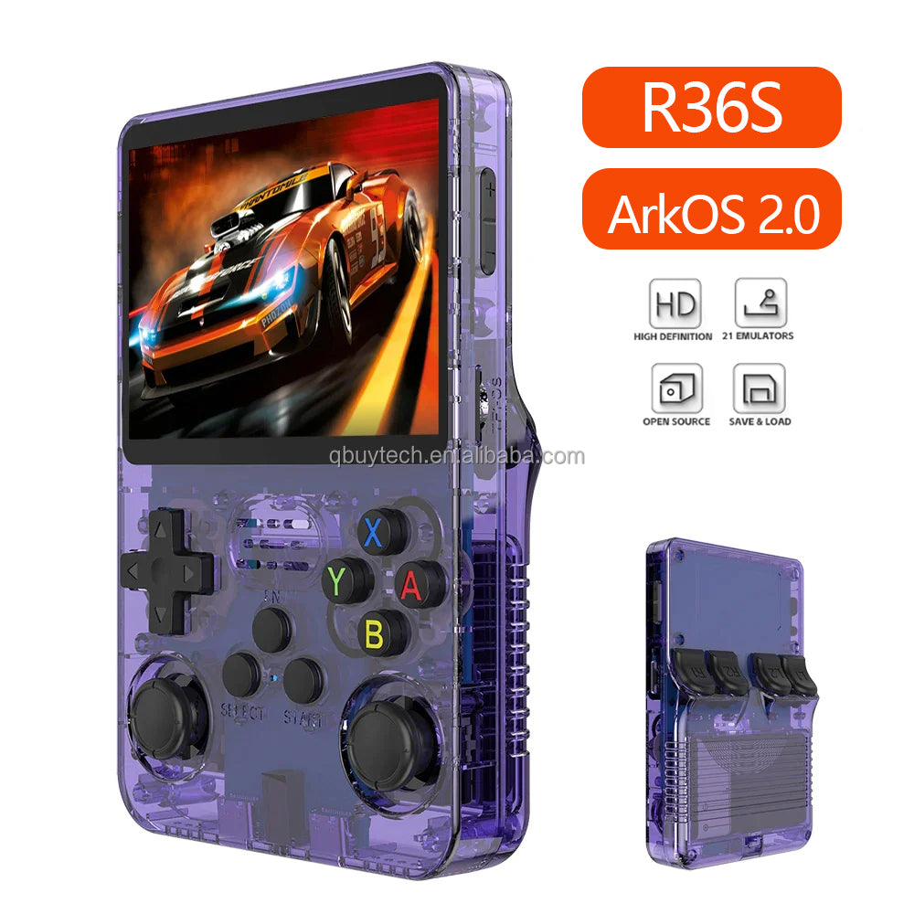 R36S Portable Handheld Retro Arcade Joystick All-in-One Open-Source Gaming Console