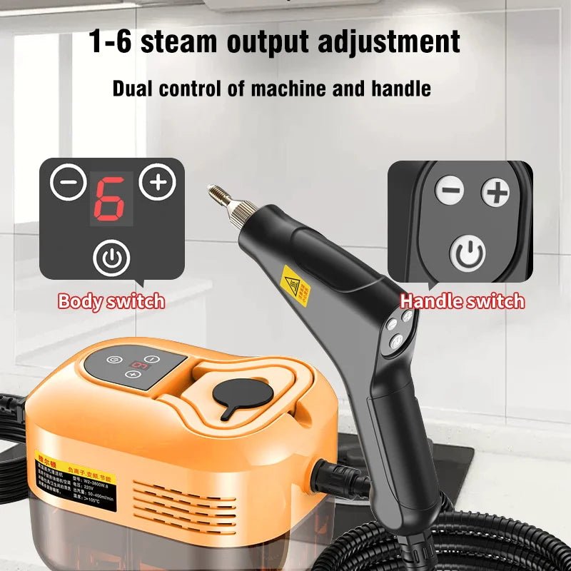 2500W Steam Cleaner High Pressure Temperature Steam Mop Sterilization Handhled Household Air Conditioner Kitchen Hood Car Washer - 𝐝𝐮𝐯𝐥𝐚𝐬𝐡𝐨𝐩.𝐜𝐨𝐦