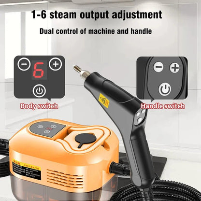 2500W Steam Cleaner High Pressure Temperature Steam Mop Sterilization Handhled Household Air Conditioner Kitchen Hood Car Washer - 𝐝𝐮𝐯𝐥𝐚𝐬𝐡𝐨𝐩.𝐜𝐨𝐦