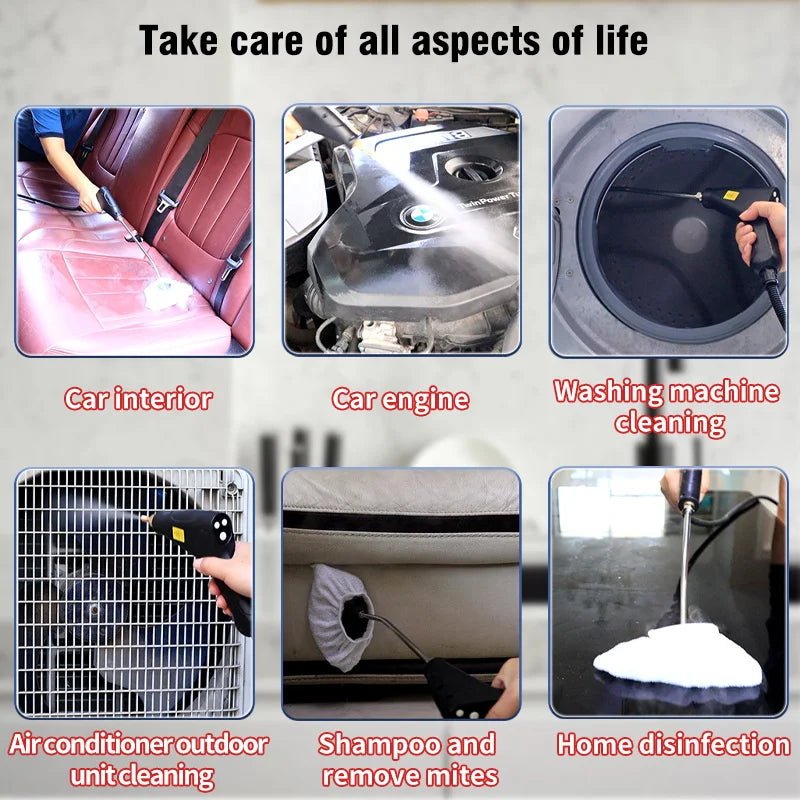 2500W Steam Cleaner High Pressure Temperature Steam Mop Sterilization Handhled Household Air Conditioner Kitchen Hood Car Washer - 𝐝𝐮𝐯𝐥𝐚𝐬𝐡𝐨𝐩.𝐜𝐨𝐦