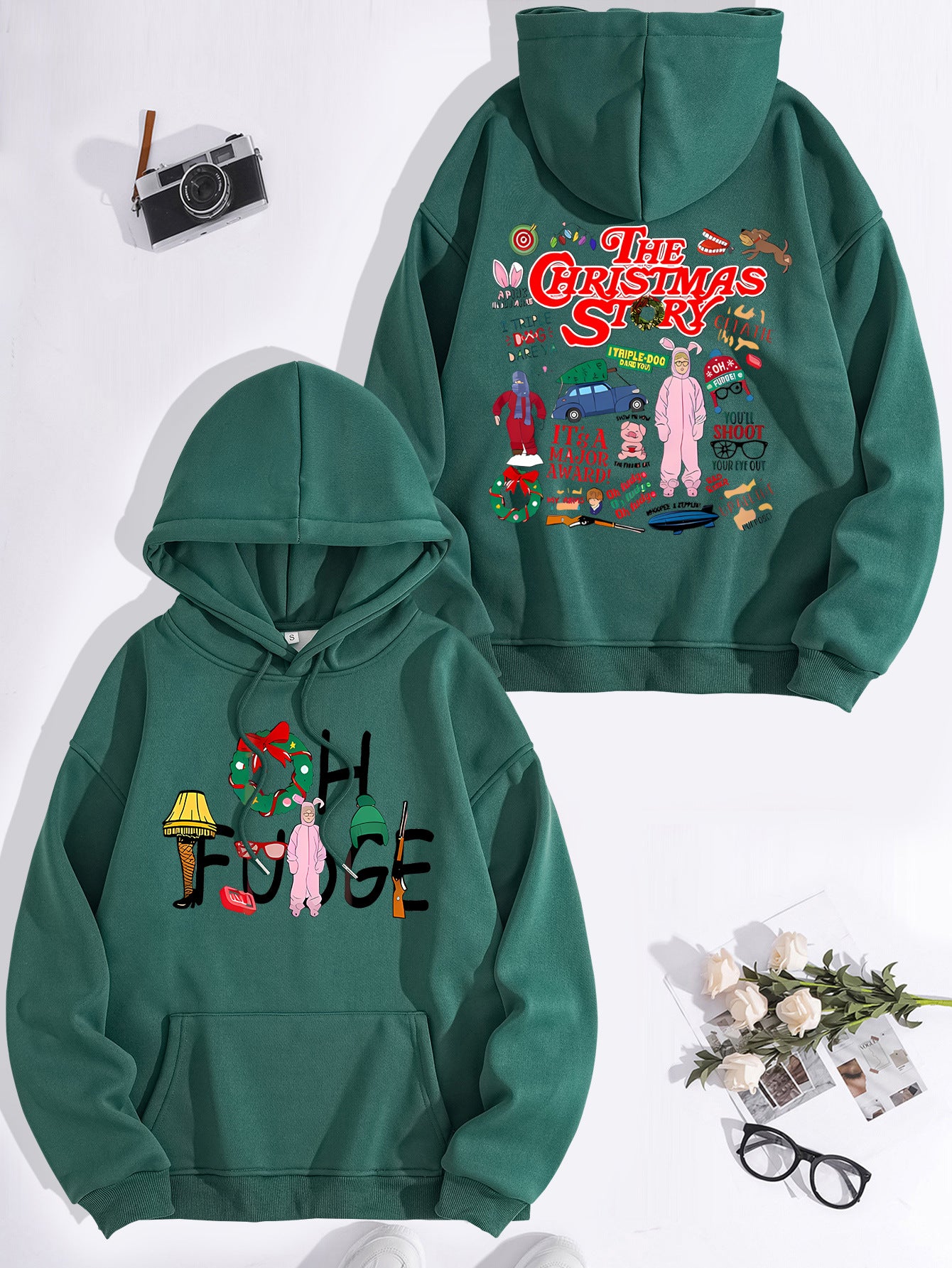 Hoodie letter print