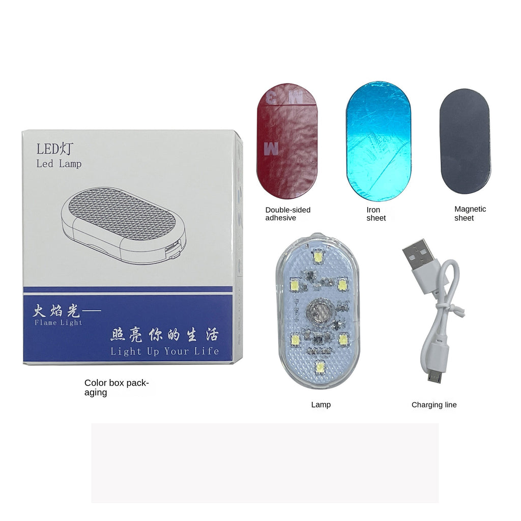 Car Touch Light, Car Atmosphere Interior Induction USB Charging Reading Lamp, Room Lamp LED Modification Lighting Wholesale