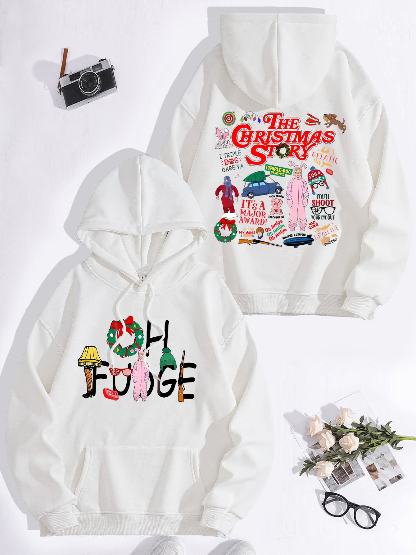 Hoodie letter print