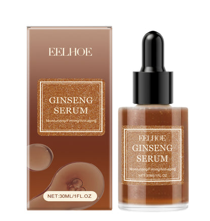 Sérum facial anti-rides et anti-âge, hydrate la peau, flacon transparent avec liquide léger, soin pour le visage.