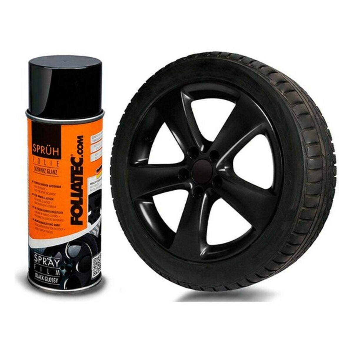 Liquid Rubber for Cars Foliatec 20362 Black 150 ml-0