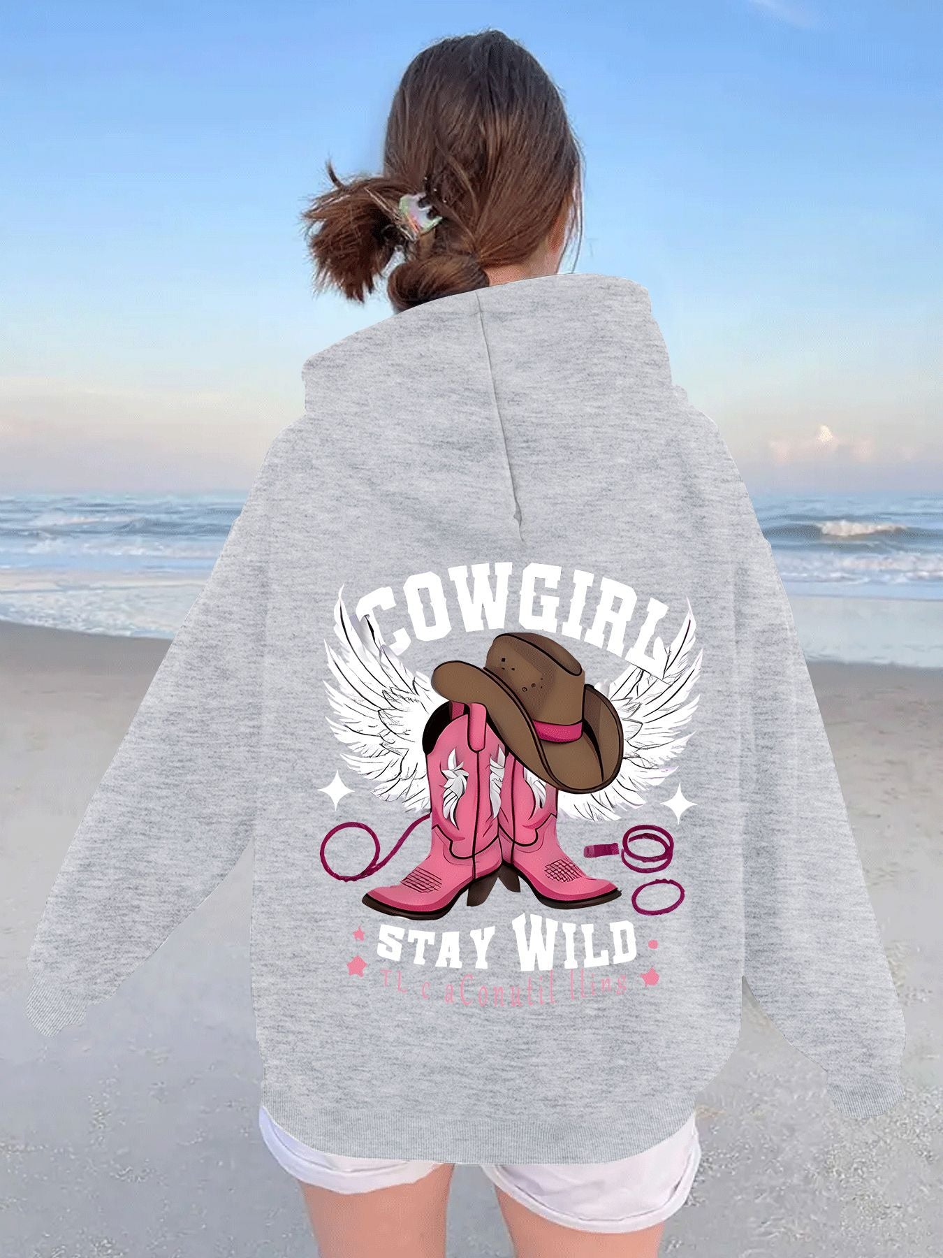 Hooded and flannel thick hoodie