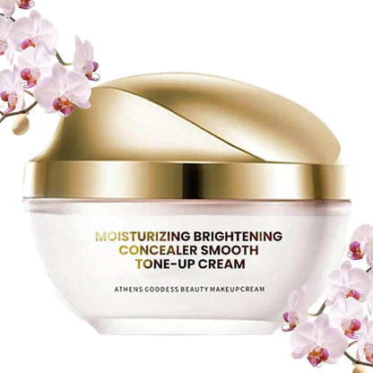 Crème hydratante pour la peau de la marque Skin Care Lazy, texture douce et crème pour soin de la peau.