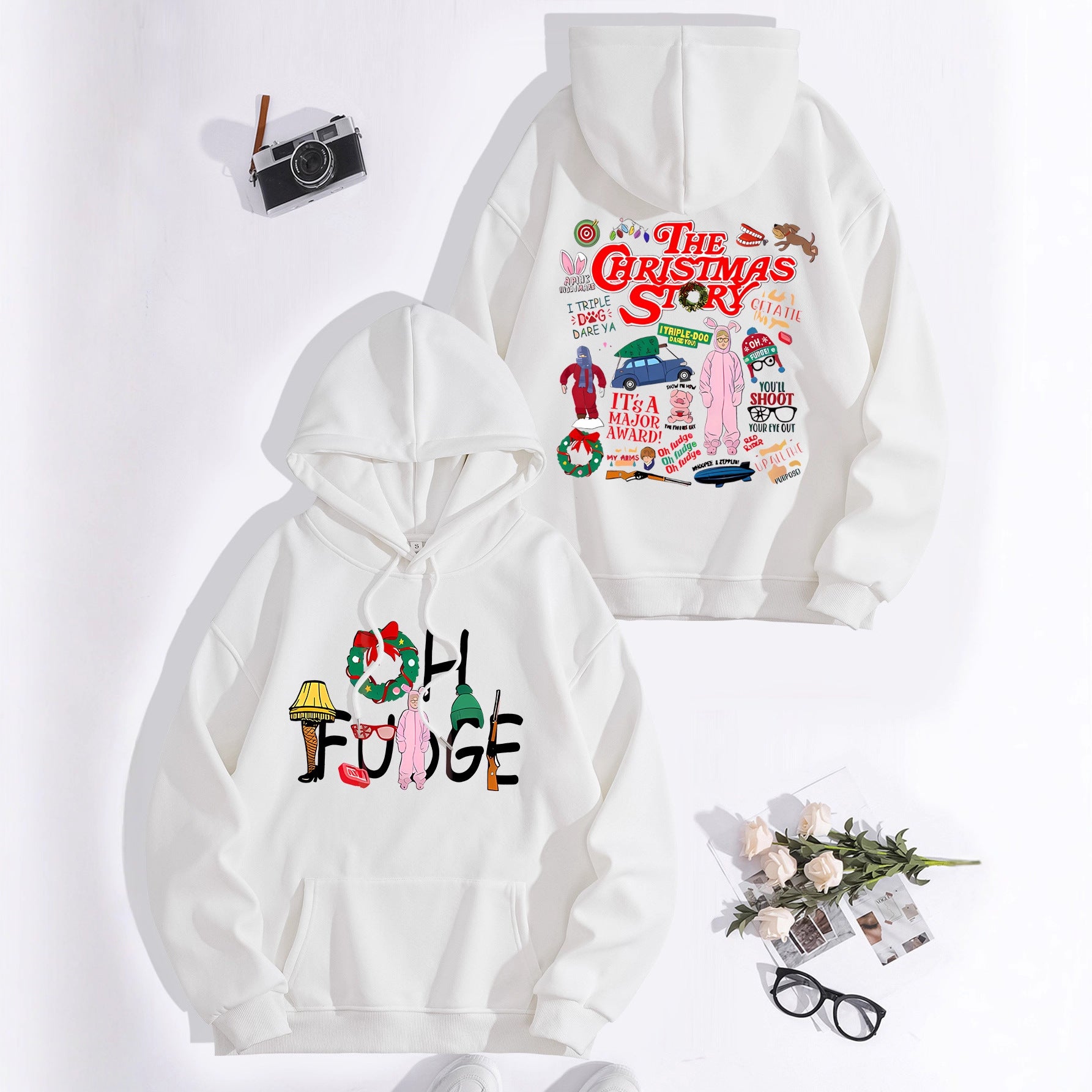Hoodie letter print