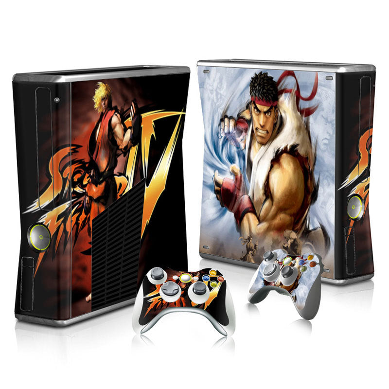 Xbox 360 Slim Full Body Color Membrane Stickers with Scratch-Resistant Protection