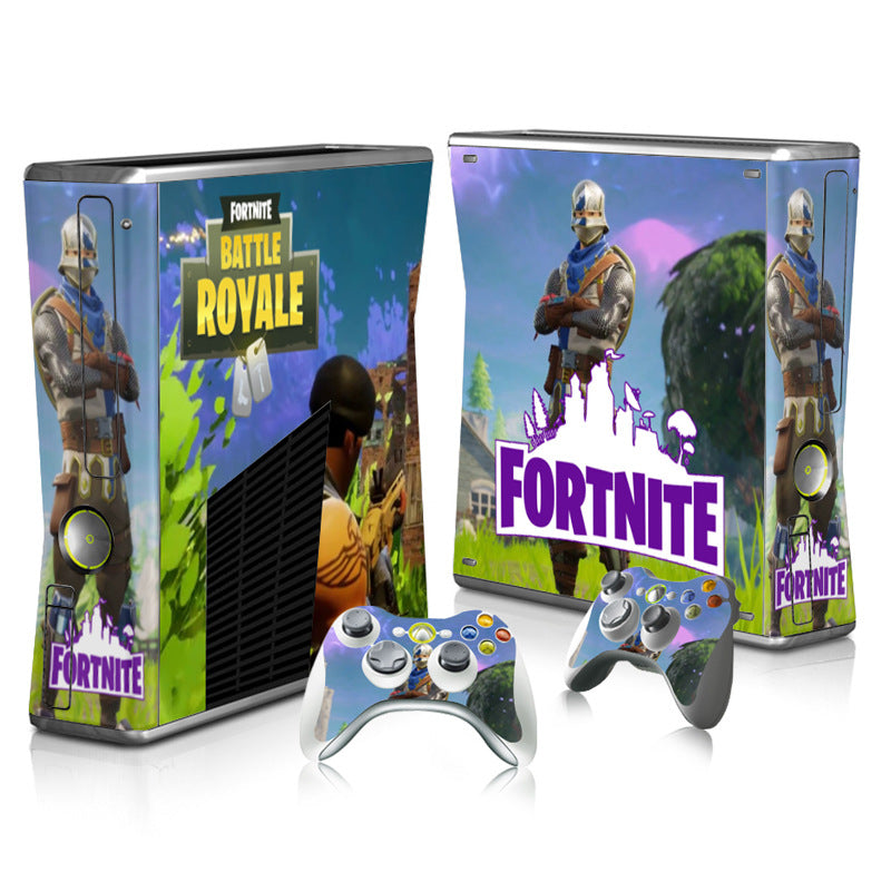 Xbox 360 Slim Full Body Color Membrane Stickers with Scratch-Resistant Protection