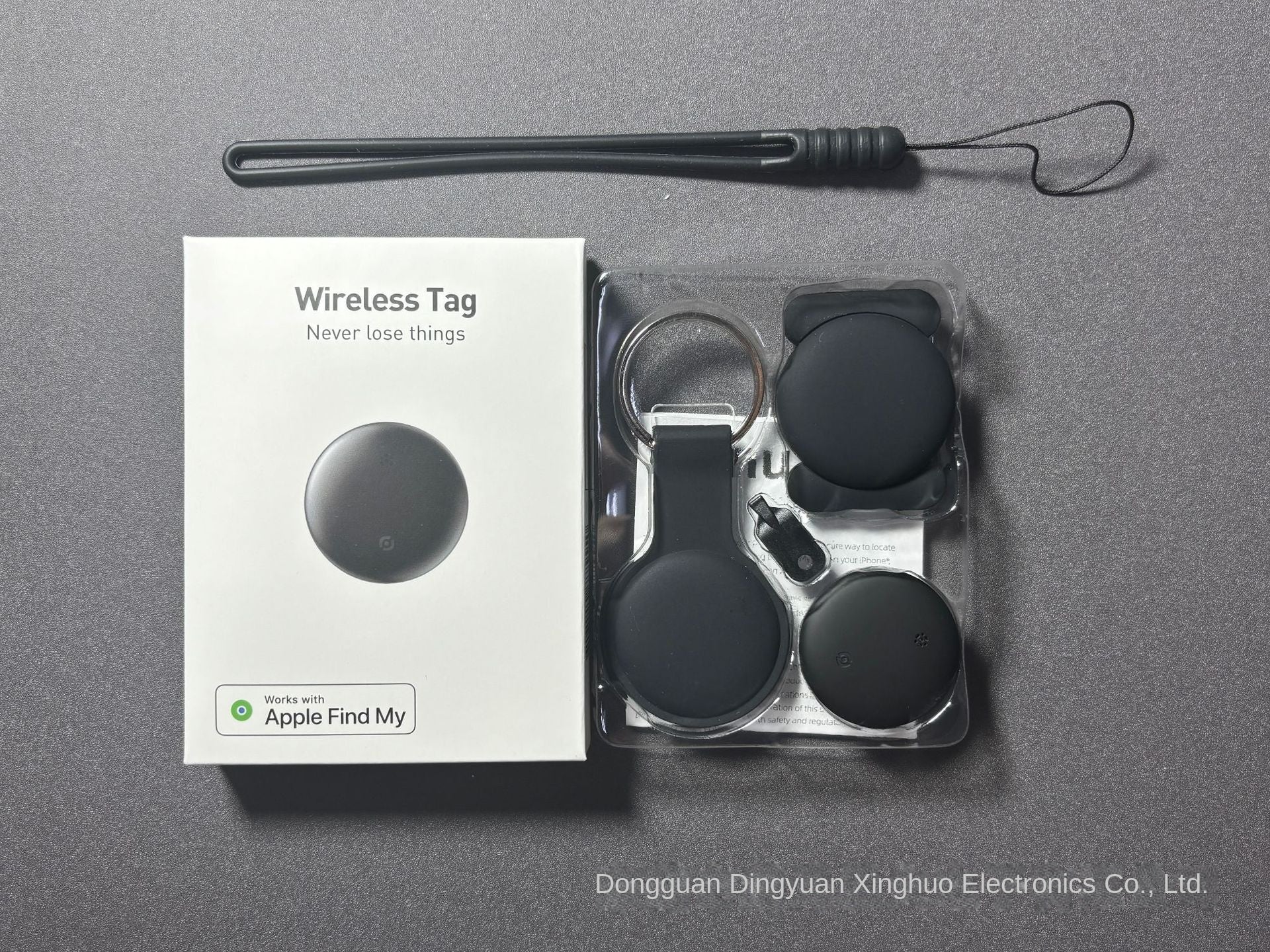 Waterproof Anti-Lost Tracker Compatible with Find My for Pet Locator, Alternative to Airtag