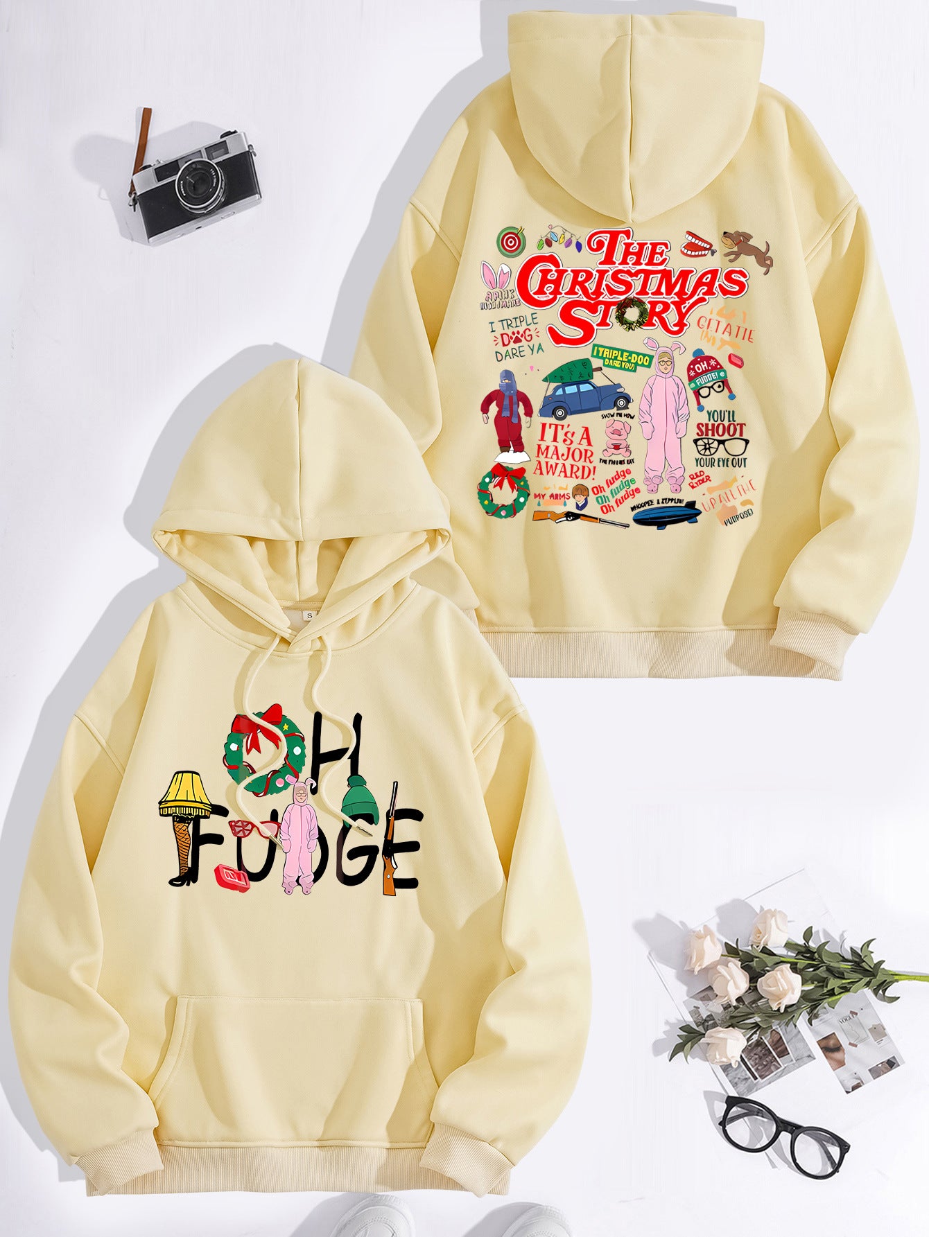 Hoodie letter print