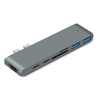 7 - in - 1 Dual Type - C to HDMI Dock USB 3.0 Hub Converter - 𝐝𝐮𝐯𝐥𝐚𝐬𝐡𝐨𝐩.𝐜𝐨𝐦