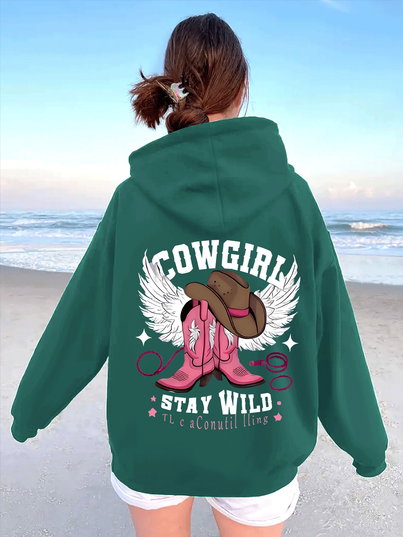 Hooded and flannel thick hoodie