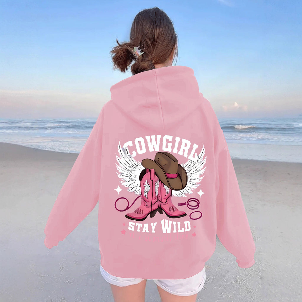 Hooded and flannel thick hoodie