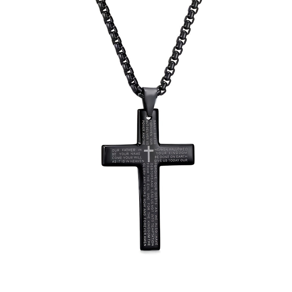 Collier pendentif croix de Pâques pour homme, collier tendance pour homme et femme, cadeau pour la fête des pères