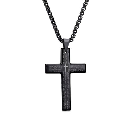 Collier pendentif croix de Pâques pour homme, collier tendance pour homme et femme, cadeau pour la fête des pères