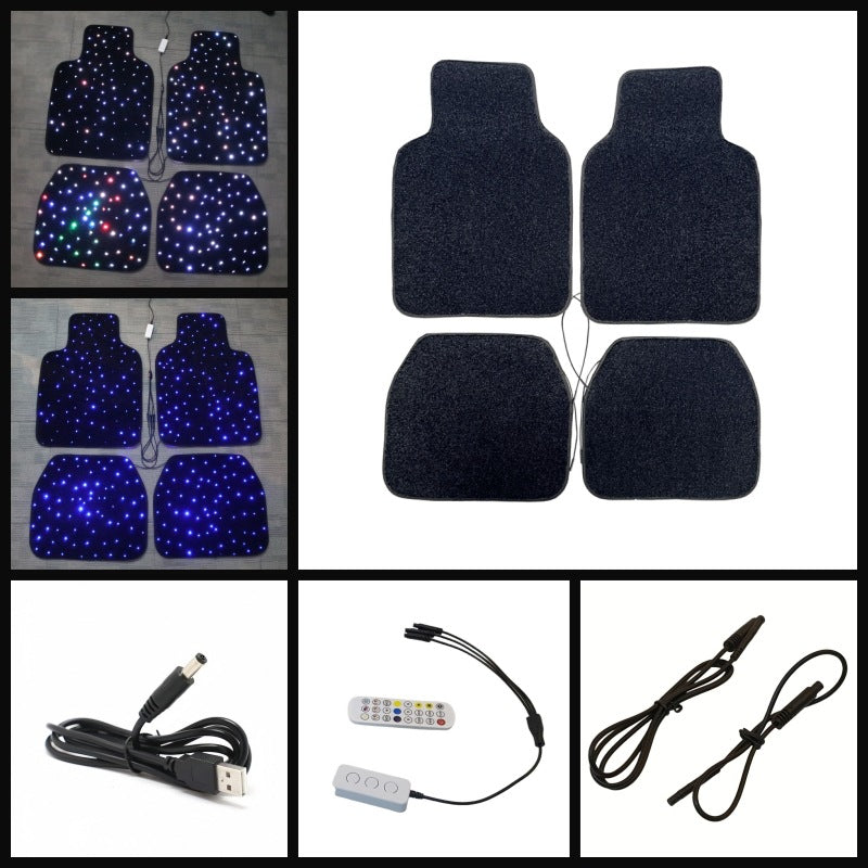 Starlight Fiber Optic Car Floor Mat