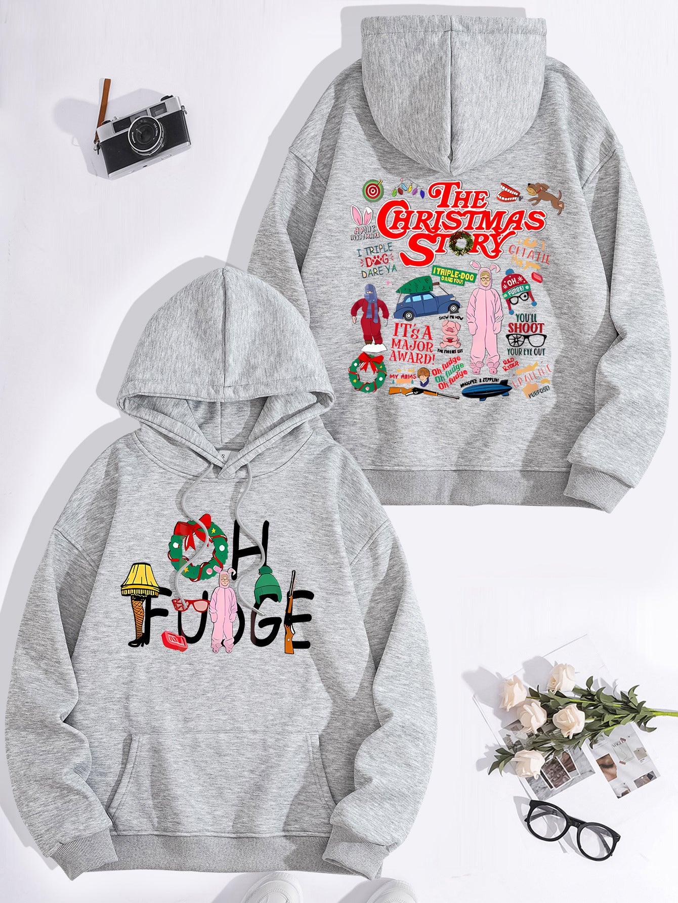 Hoodie letter print