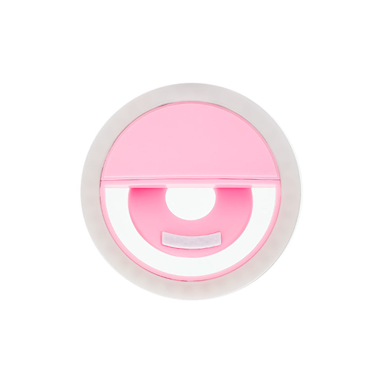 RK-12 Mobile Phone Fill Light Wholesale Live Beauty Selfie Lighting Round Flash Charging LED Fill Light