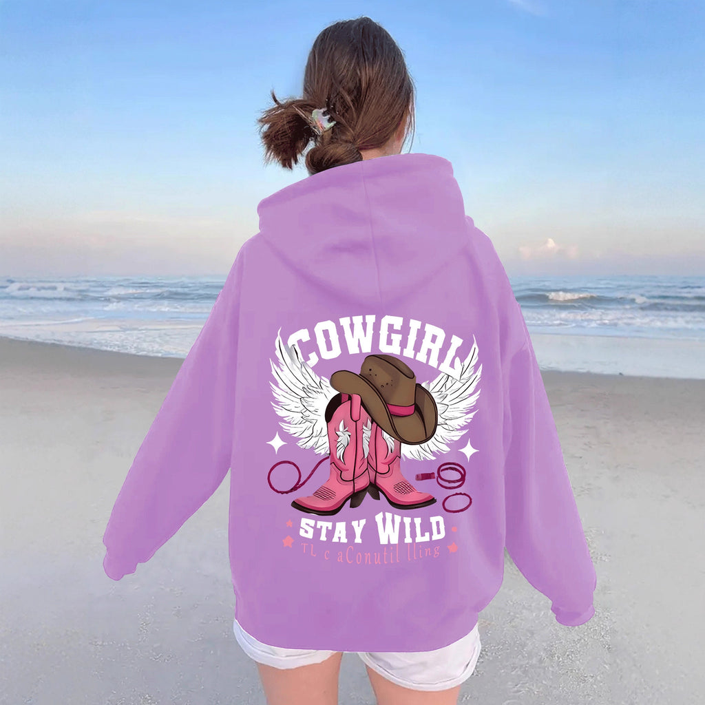 Hooded and flannel thick hoodie