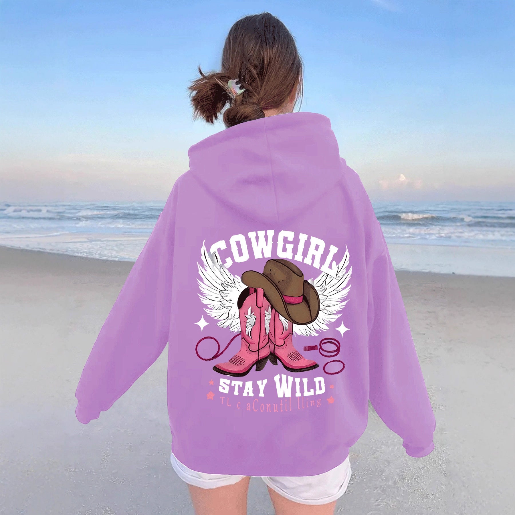 Hooded and flannel thick hoodie