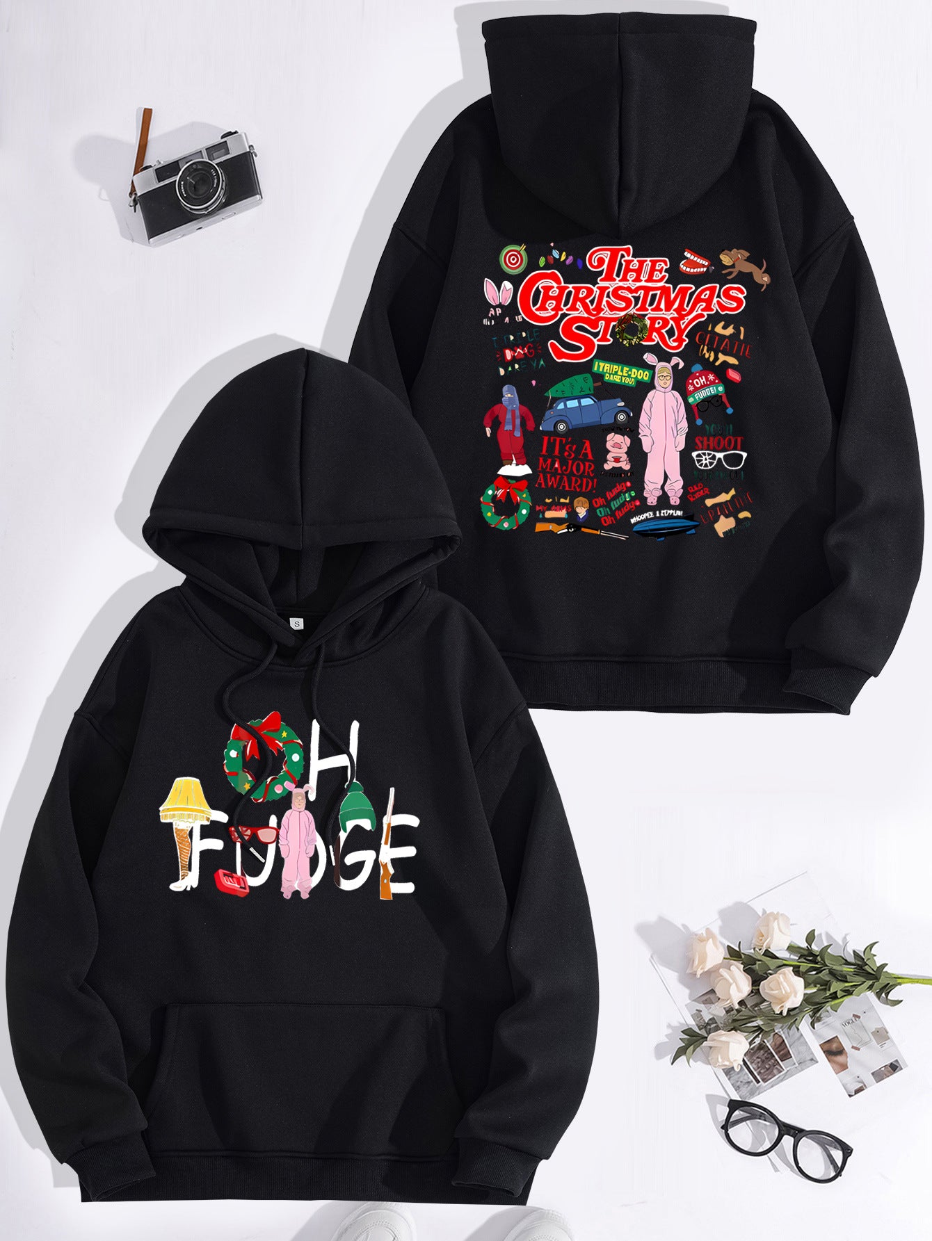 Hoodie letter print