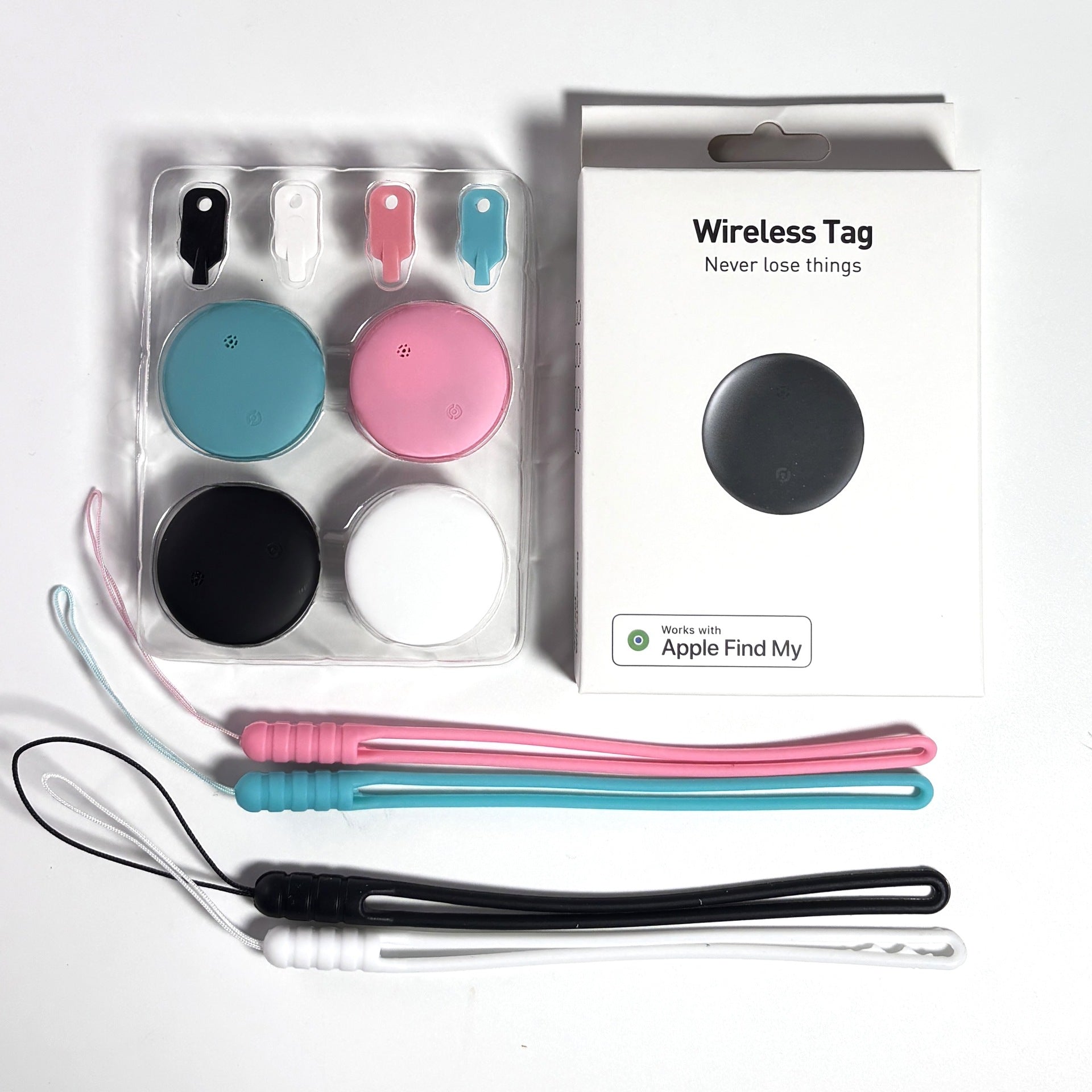 Waterproof Anti-Lost Tracker Compatible with Find My for Pet Locator, Alternative to Airtag