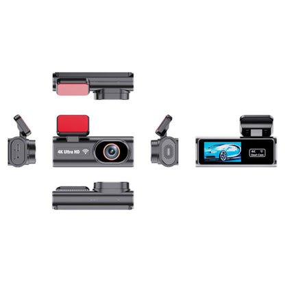 Caméra de Voiture 4K Dual Lens – Dashcam WiFi avec Écran 1.97” & Mode Parking Surveillance 24h