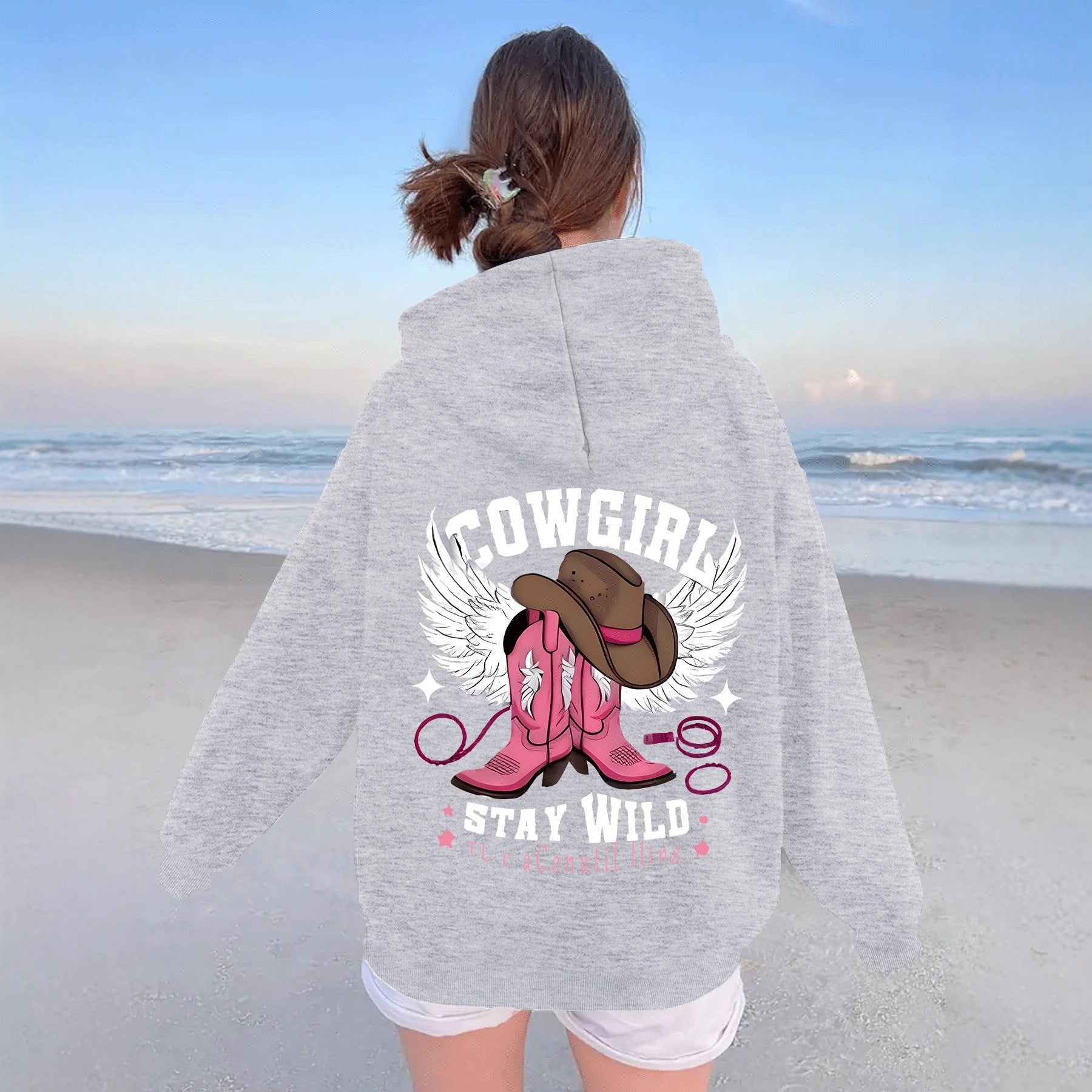 Hooded and flannel thick hoodie