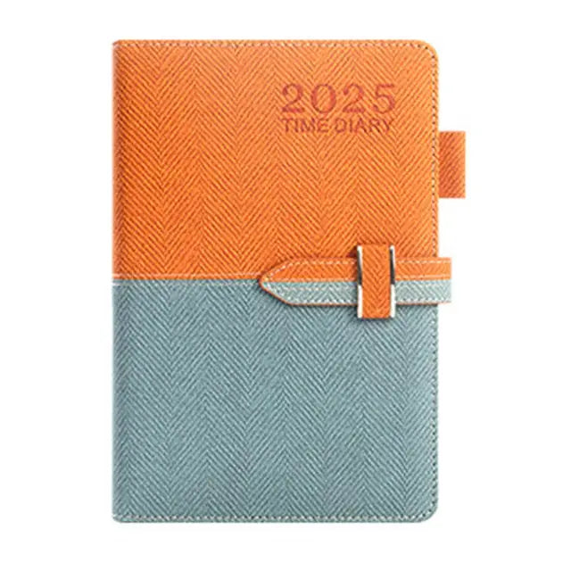 Schedule English Plan Office Efficiency Manual Calendar Notebook