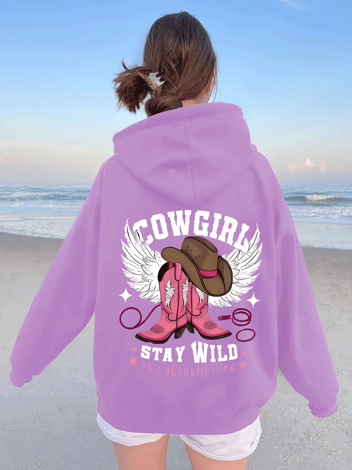 Hooded and flannel thick hoodie