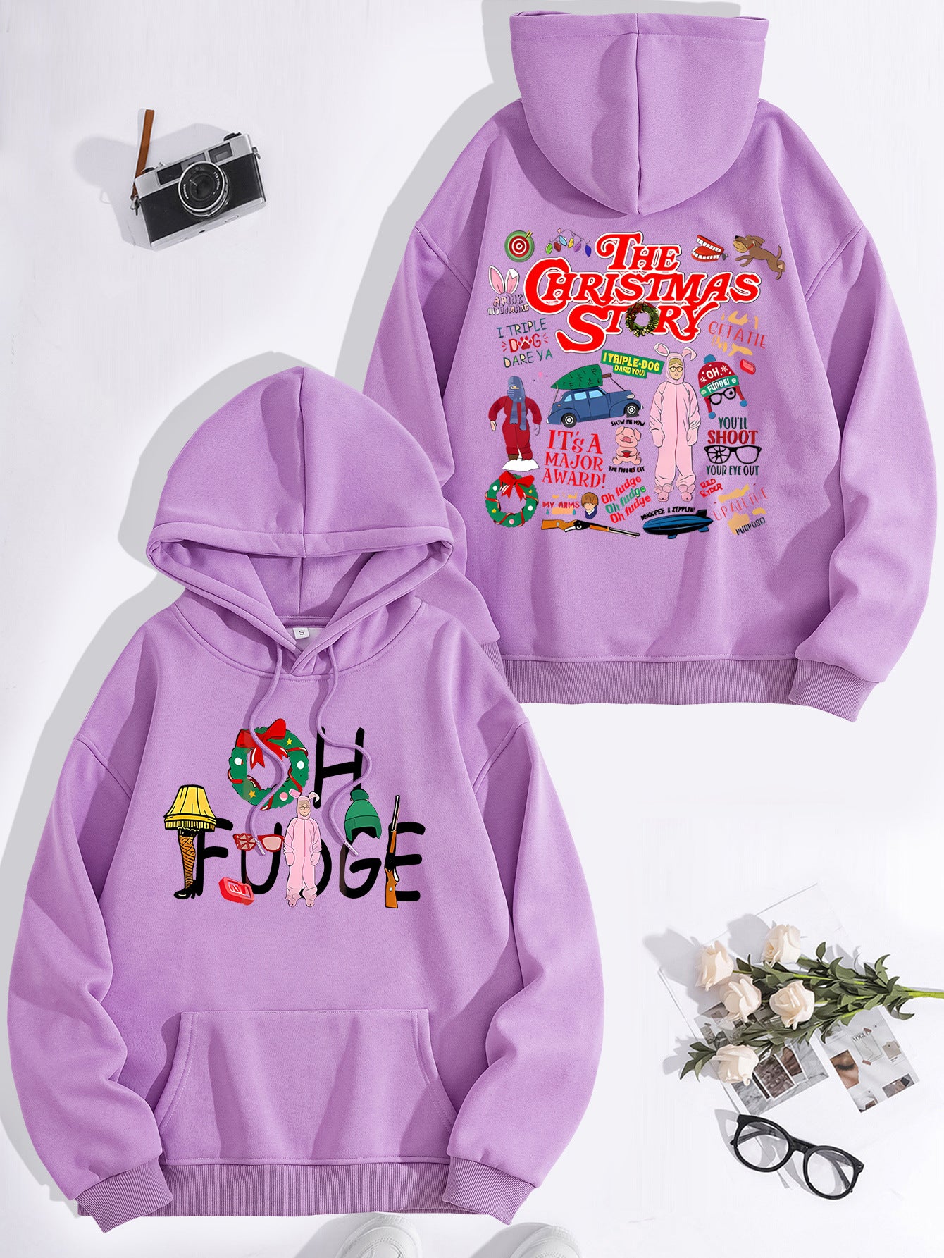 Hoodie letter print