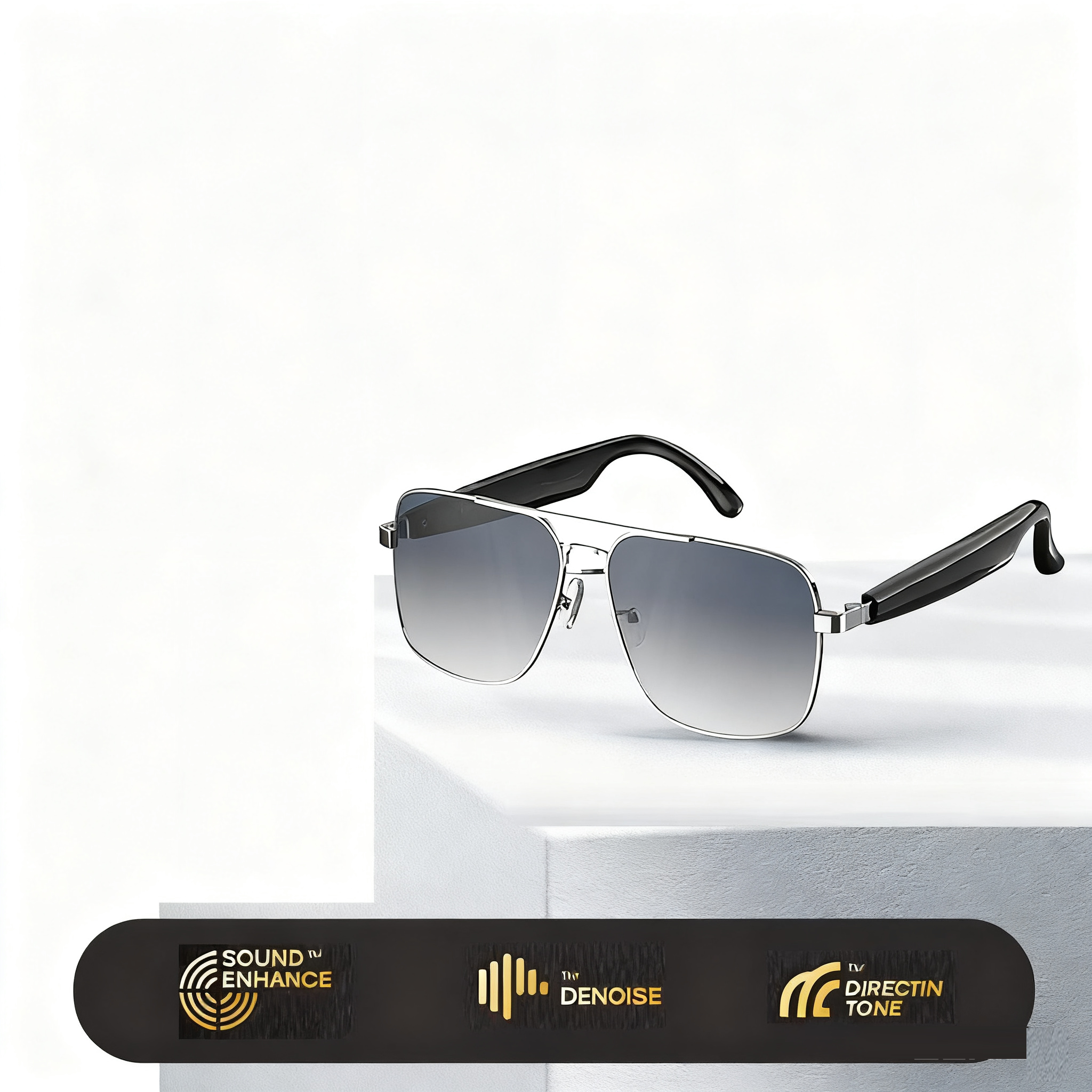 HY-C8 AI Intelligent Translation Wireless Bluetooth Glasses Earphones 75 Language Conference Simultaneous Interpretation