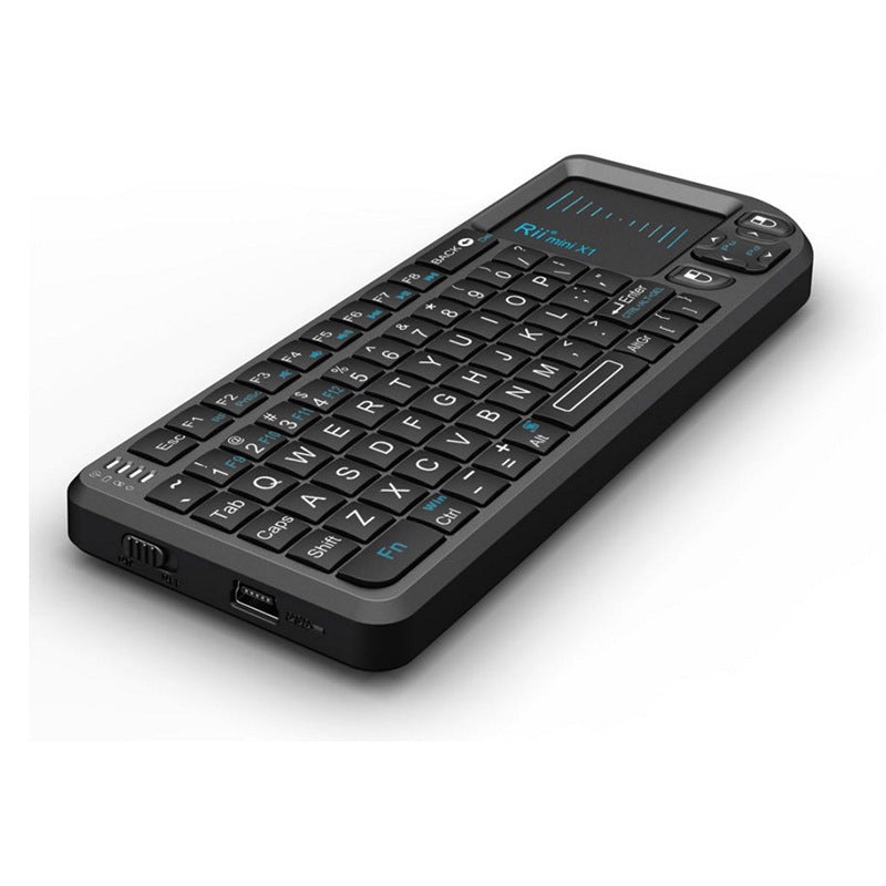 Rii X1 Mini Wireless Keyboard with Mouse Touchpad Remote Control for Home Office, Business, and HTPC Laptops