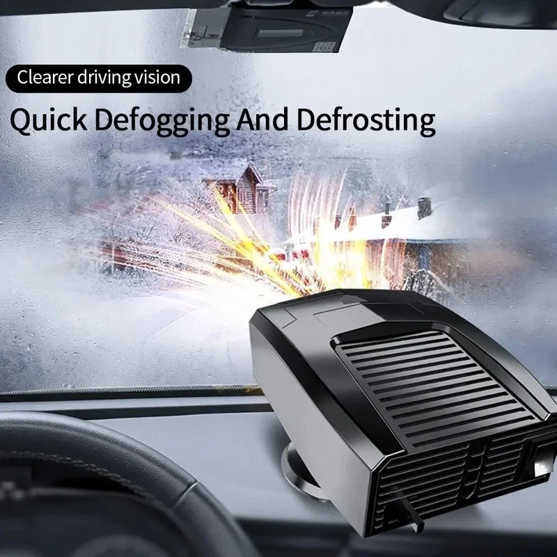 Small car heater defrosting and defogging heater 12V24V portable car heater